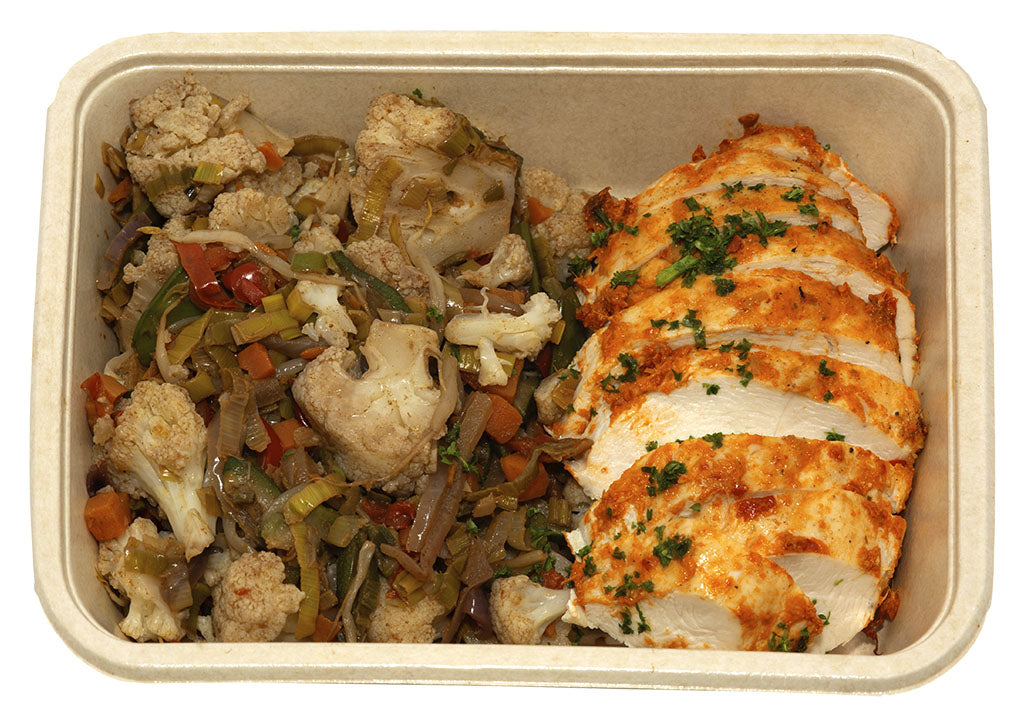 Thaise kip met groenten